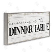 Stupell Studio | No Devices at Dinner Table