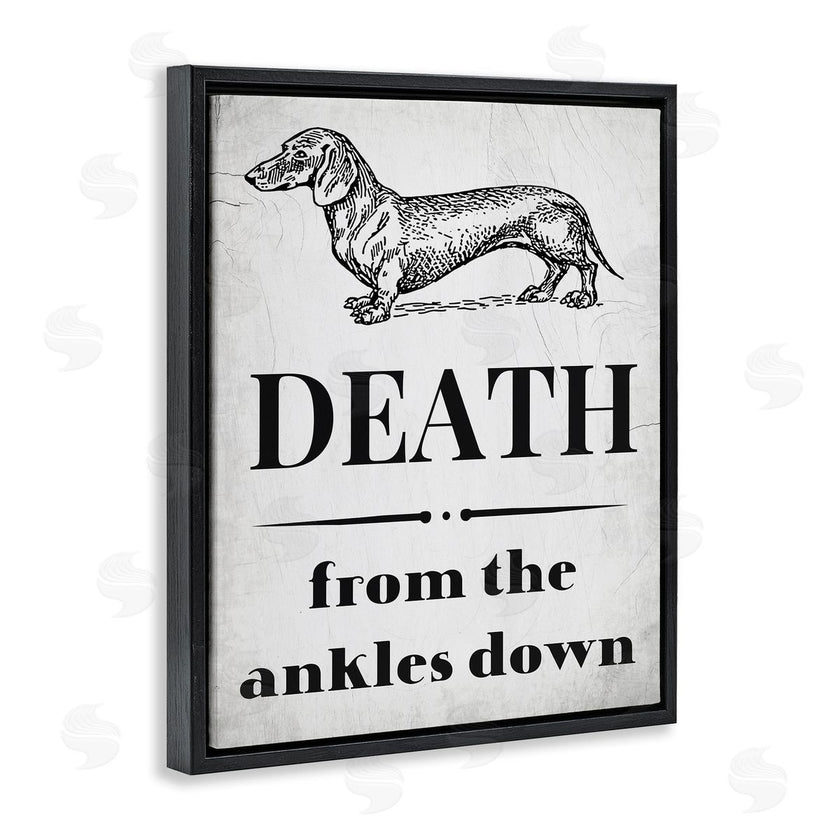 Stupell Studio | Funny Dachshund Dog Ankles