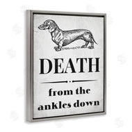 Stupell Studio | Funny Dachshund Dog Ankles