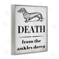 Stupell Studio | Funny Dachshund Dog Ankles