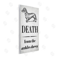 Stupell Studio | Funny Dachshund Dog Ankles