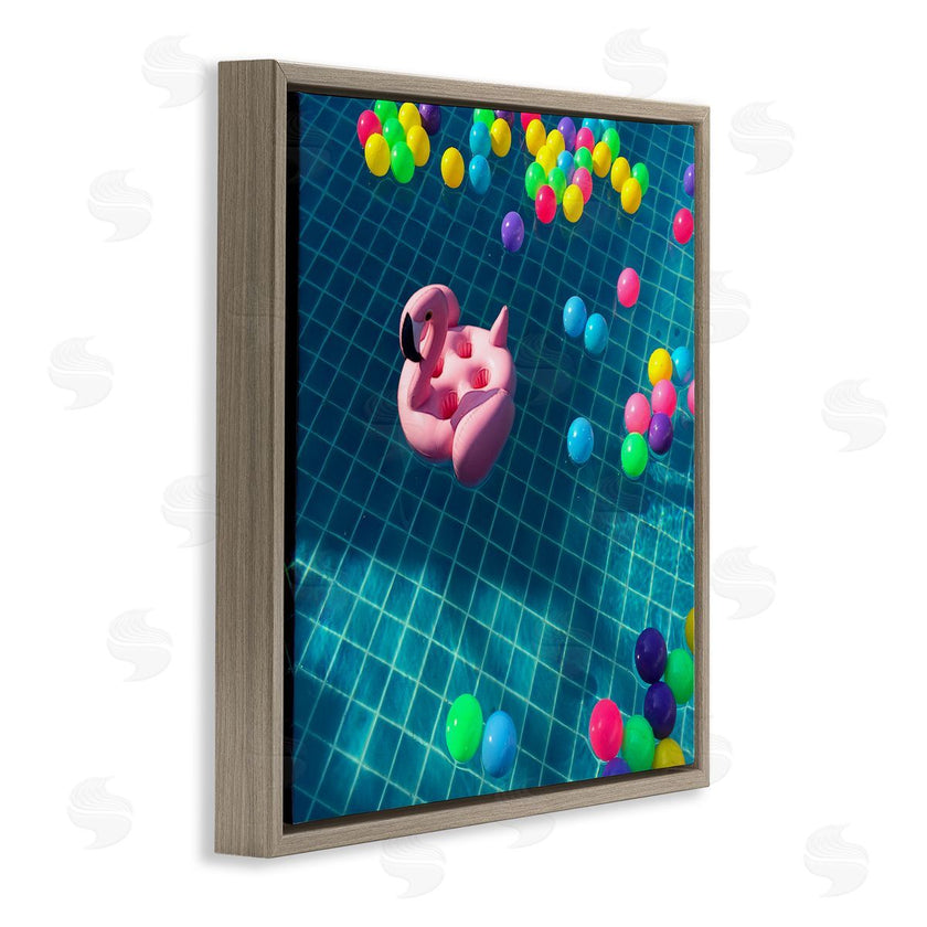 Ziwei Li | Poolside Pink Flamingo Floatie