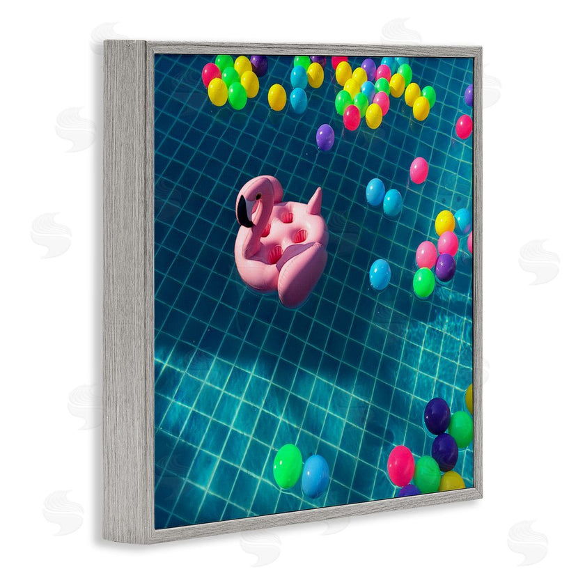 Ziwei Li | Poolside Pink Flamingo Floatie