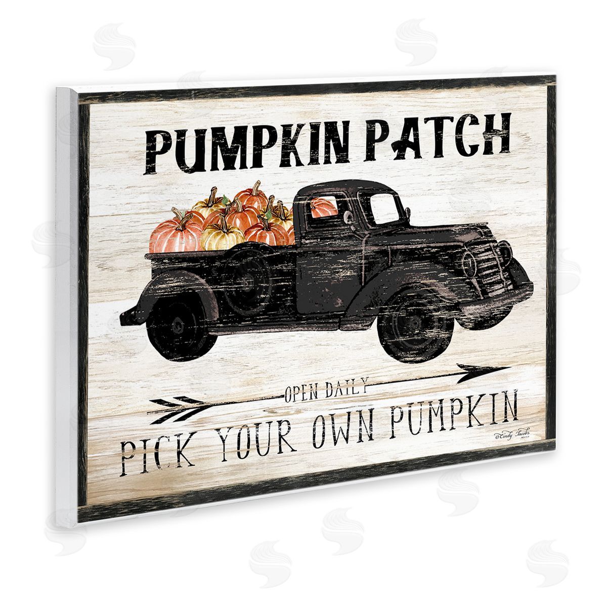 Fall Harvest Picking Sign Wood Plaque Wall Art, Home Decor by Cindy Jacobs
