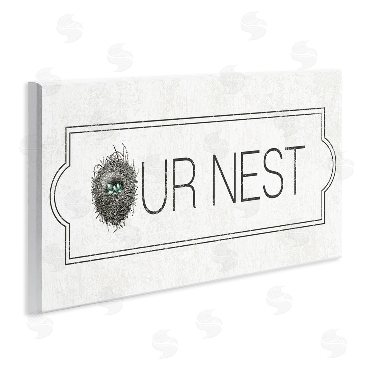 Our Nest Family Home Wood Plaque Wall Art, Home Decor by Stupell Studio