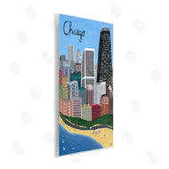 Carla Daly | Colorful Chicago Illinois Skyline
