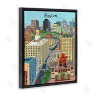 Carla Daly | Colorful Boston Massachusetts Skyline