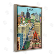 Carla Daly | Colorful Boston Massachusetts Skyline