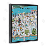 Carla Daly | Colorful Vancouver Canada Landmarks