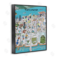 Carla Daly | Colorful Vancouver Canada Landmarks