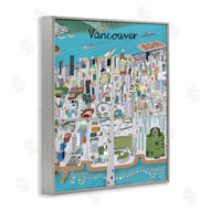 Carla Daly | Colorful Vancouver Canada Landmarks