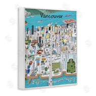 Carla Daly | Colorful Vancouver Canada Landmarks