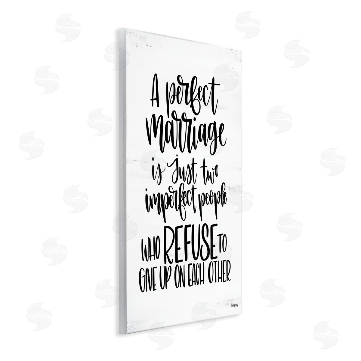 Perfect Marriage Imperfect People Wood Plaque Wall Art, Home Decor by Imperfect Dust