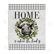 Lettered and Lined | Home's Where the Herd Is