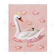 Ziwei Li | Nursery Swan with Princess