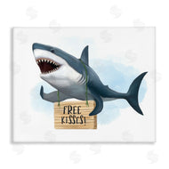 Ziwei Li | Shark with Free Kisses Sign