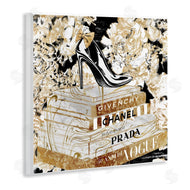 Ziwei Li | Black Heels on Golden Books