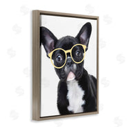 Ziwei Li | French Bulldog with Yellow Glasses