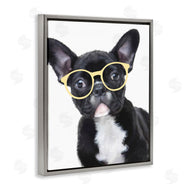 Ziwei Li | French Bulldog with Yellow Glasses