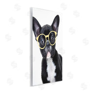 Ziwei Li | French Bulldog with Yellow Glasses