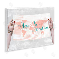 Ziwei Li | Yes to New Adventures Blue Pink
