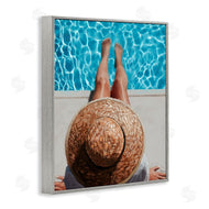 Ziwei Li | Summer Poolside Sunhat Woman