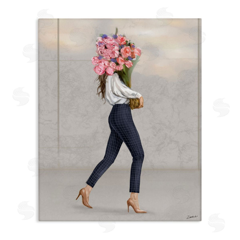 Ziwei Li | Metro Woman with Bouquet