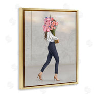 Ziwei Li | Metro Woman with Bouquet