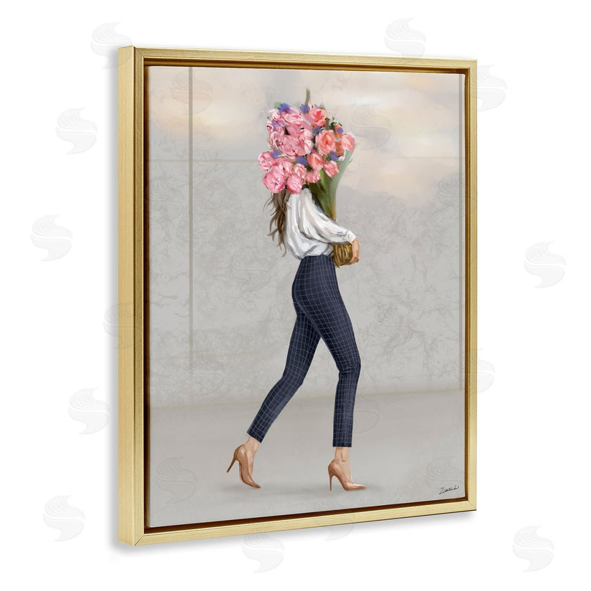 Ziwei Li | Metro Woman with Bouquet