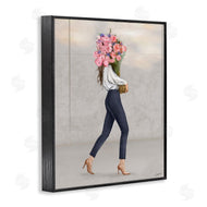 Ziwei Li | Metro Woman with Bouquet