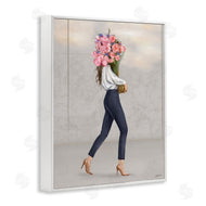 Ziwei Li | Metro Woman with Bouquet