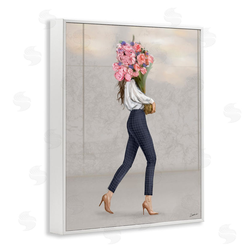 Ziwei Li | Metro Woman with Bouquet