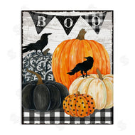Andrea Tachiera | Boo Crows and Pumpkins