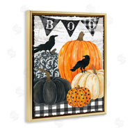 Andrea Tachiera | Boo Crows and Pumpkins