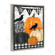 Andrea Tachiera | Boo Crows and Pumpkins