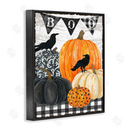 Andrea Tachiera | Boo Crows and Pumpkins