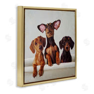 Lucia Heffernan | Dachshunds in Bathtub