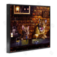 Lucia Heffernan | Cougar and Cat at Bar