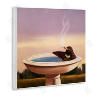 Lucia Heffernan | Birdbath with Cocktail Humor