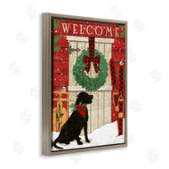 Andrea Tachiera | Dog with Holiday Welcome