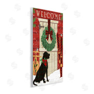 Andrea Tachiera | Dog with Holiday Welcome