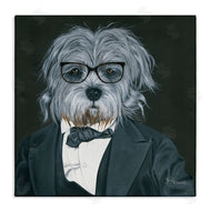 Hollihocks Art | Shaggy Dog in Classy Suit