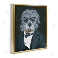 Hollihocks Art | Shaggy Dog in Classy Suit