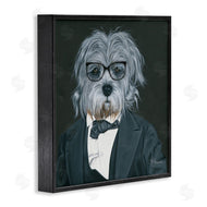 Hollihocks Art | Shaggy Dog in Classy Suit