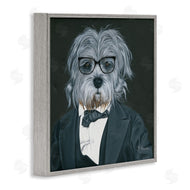 Hollihocks Art | Shaggy Dog in Classy Suit
