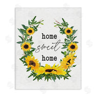 Lettered and Lined | Home Sweet Home Sunflowers