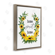 Lettered and Lined | Home Sweet Home Sunflowers