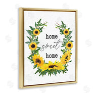 Lettered and Lined | Home Sweet Home Sunflowers