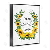 Lettered and Lined | Home Sweet Home Sunflowers