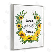 Lettered and Lined | Home Sweet Home Sunflowers